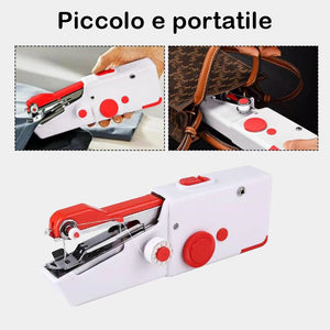 Mini macchina da cucire elettrica portatile