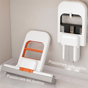 🧼Mini mocio pieghevole da tavolo – Mocio bagnato e asciutto