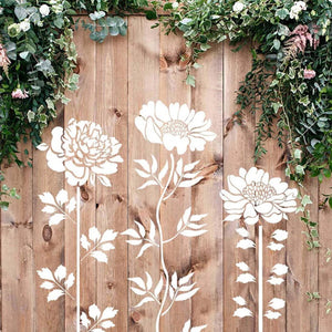 💐Modello per fiori grandi per recinzione da giardino🌻Decorazione fai da te
