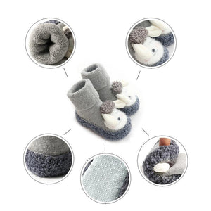 Scarpine in peluche di cotone per bambini