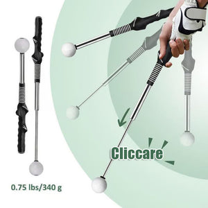 Mazza telescopica, ausilio retrattile per l'allenamento dello swing nel golf