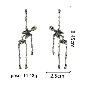 🔥Orecchini decorativi a forma di teschio di Halloween