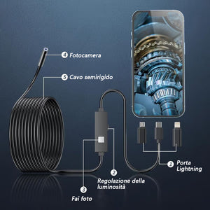 🔎Telecamera endoscopica remota plug and play