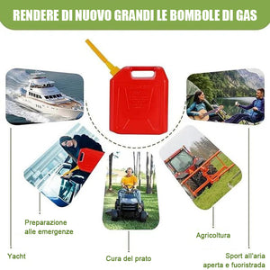 Beccuccio di ricambio migliorato per bombolette di gas