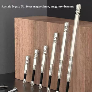 🔥🔨Set di punte per cacciavite magnetiche ad alta potenza