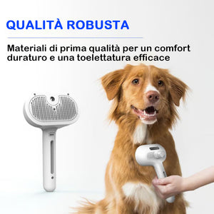 🔥Pettine per la rimozione dei peli con spray per animali domestici