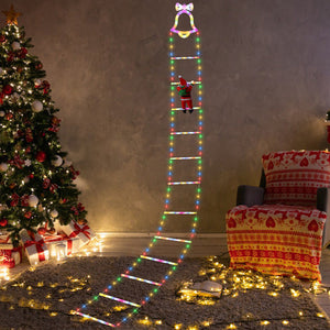 Luci LED per scale di Babbo Natale