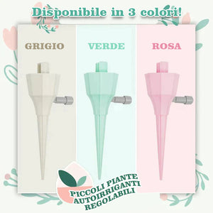 Dispositivo di irrigazione automatico regolabile