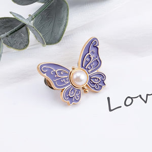 ✨Confezione da 4 bottoni a farfalla staccabili🦋
