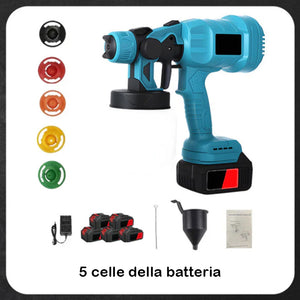 Spruzzatore di vernice elettrico senza fili
