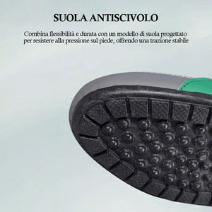 Sneaker da uomo con collo aperto