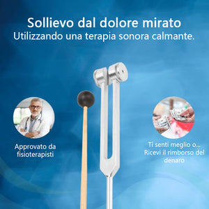 Dispositivo terapeutico a 128 Hz | Sollievo naturale dal dolore e dallo stress
