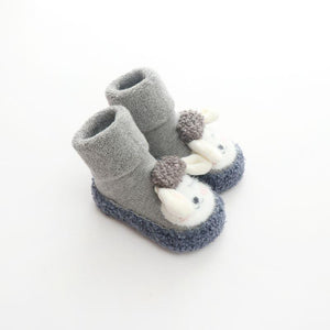 Scarpine in peluche di cotone per bambini