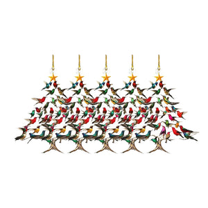 🔥🐦🎄Decorazione natalizia a forma di colibrì✨