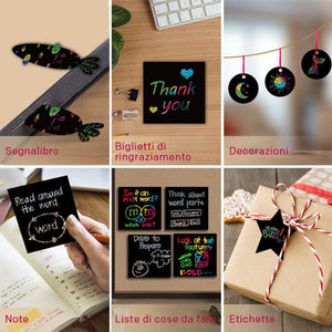 【100 pezzi/1 set】 Carta magica artistica