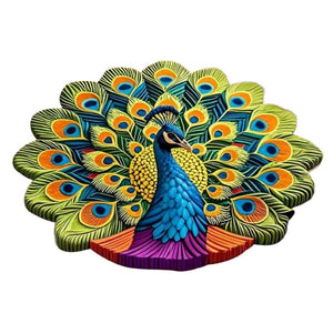 🦚 Tappetino antiscivolo a forma di pavone ad asciugatura rapida
