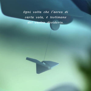 Deodorante per auto sospeso Aeroplano di carta
