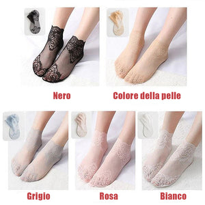 Calzini in pizzo alla moda da donna (3 paia)