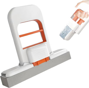 🧼Mini mocio pieghevole da tavolo – Mocio bagnato e asciutto