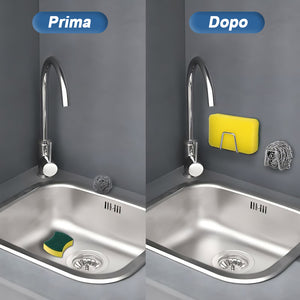 Ganci autoadesivi - Ideali per lavandini e bagni