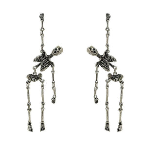🔥Orecchini decorativi a forma di teschio di Halloween