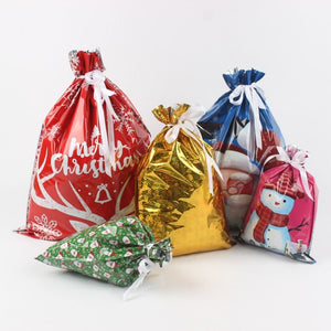 🎅🎁 Borsa regalo di Natale con coulisse