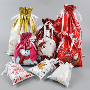 🎅🎁 Borsa regalo di Natale con coulisse