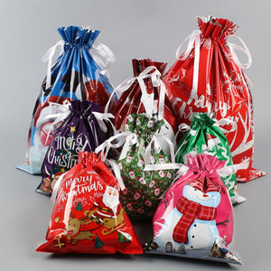 🎅🎁 Borsa regalo di Natale con coulisse