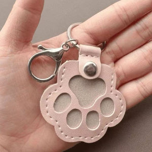 🐾Portachiavi in pelle a forma di zampa di animale domestico