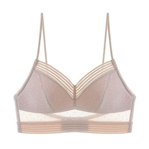 Reggiseno in pizzo con sollevamento senza fili a schiena bassa