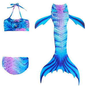 Costume da bagno bikini bambina coda a sirena