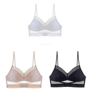 Reggiseno in pizzo con sollevamento senza fili a schiena bassa