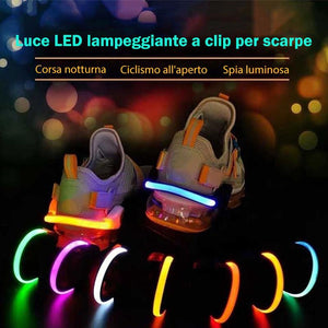 LUCE LED PER CLIP SCARPE (1 PAIO)