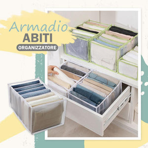 ORGANIZZATORE DI ABBIGLIAMENTO PER ARMADIO