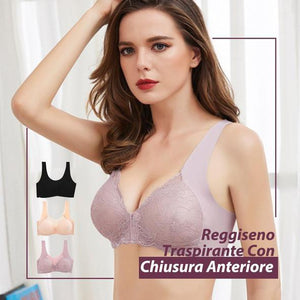 Reggiseno Traspirante Con Chiusura Anteriore