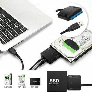 Cavo adattatore da USB 3.0 a SATA per unità HDD / SSD da 2,5 "/ 3,5"