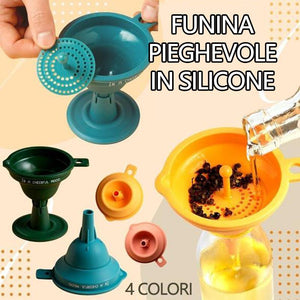 Imbuto pieghevole in silicone