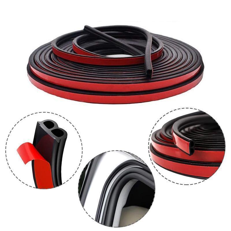 Strisce Protezione Bordi Auto Forma A U | 5 Metri | Anti Graffi E Urto | Per Portiere, Cofano E Bagagliaio | Bianco - Foto 7