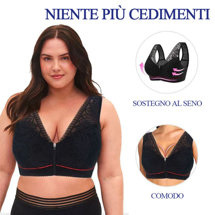 Comodo reggiseno senza fili con chiusura anteriore