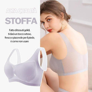 Reggiseno senza cuciture in seta di ghiaccio ultrasottile