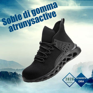 Scarpe antinfortunistiche da costruzione con punta in acciaio G7