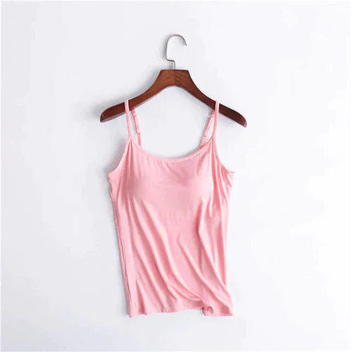Canotta sportiva con reggiseno integrato, slim fit, sportiva Canotta sportiva con reggiseno integrato, slim fit, sportiva