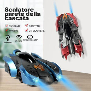 Auto acrobatica RC da arrampicata su parete