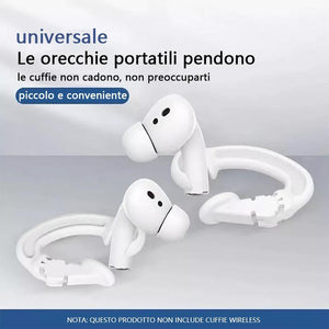 EarHook (1 paio) - Impedisce la perdita di AirPods / auricolari