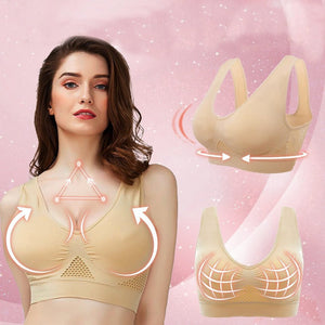 Reggiseno traspirante senza cuciture a figura intera elasticizzato