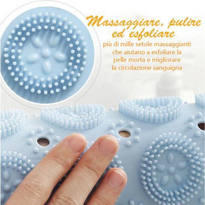 Cuscinetto in silicone per massaggio antiscivolo