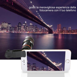 12X Kit obiettivo fotocamera telefono