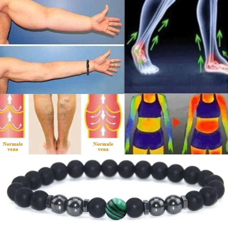 Bracciale Magnetico In Titanio Puro Con 34 Magneti Al Neodimio - Uomo E Donna, Regolabile, Ipoallergenico, Argento E Oro - In Elegante Scatola Regalo