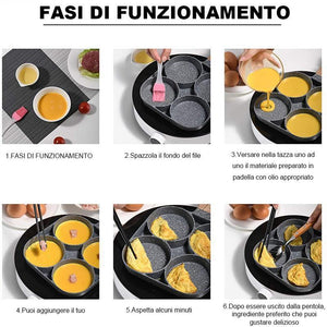 Padella a quattro tazze