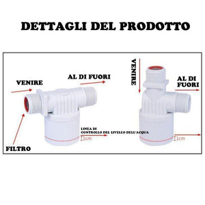 Valvola di Controllo Automatico del Livello dell'Acqua